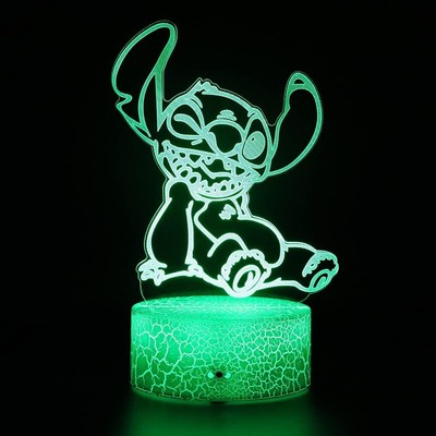 Stitch Night Light Gifts Lilo And Stitch 3D Led Table Lamp Remote Intelligent