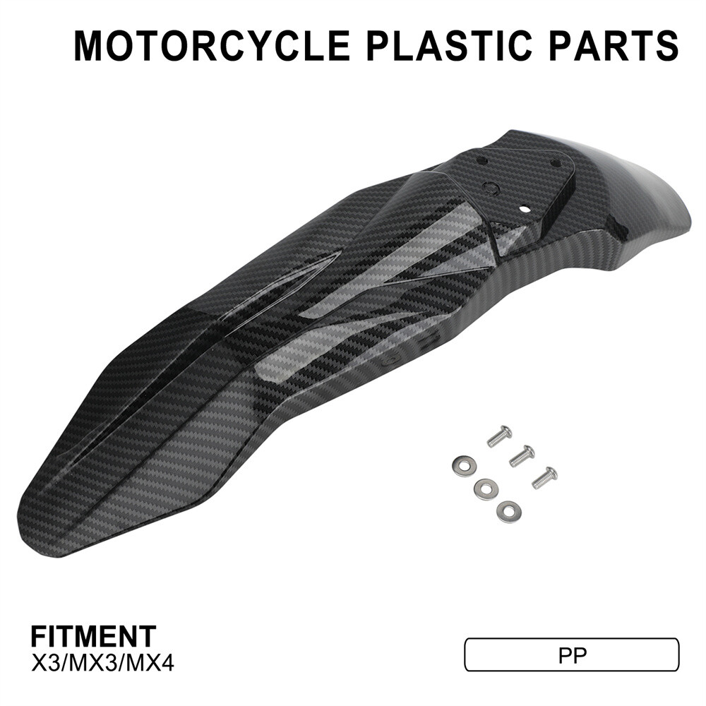 Talaria Front Fender Carbon Fiber Pattern For Talaria Sting X3/MX3/MX4 Dirt Bike
