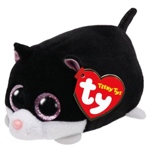 TY Beanie Boos Teeny Tys 4" CARA Cat Stackable Plush Stuffed Animal Toy MWMTs