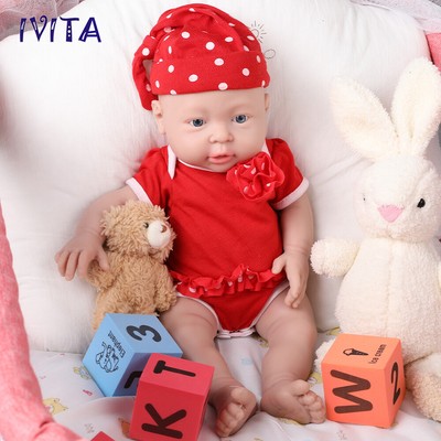 16  Lifelike Reborn Baby Doll Gifts Newborn Girl Full Body Silicone Real Touch