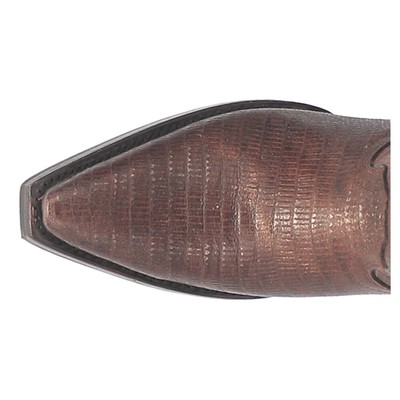 Pre-owned Dingo Athena Lizard Print Snip Toe Cowboy Womens Brown Casual Boots Di241-200