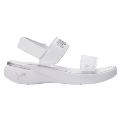 Puma Lily Sling Back  Womens White Casual Sandals 386331-03