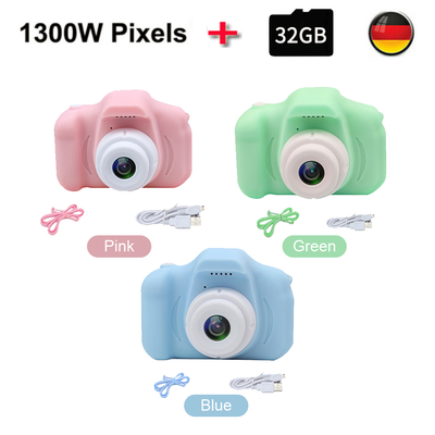 Kinder kamera Digitalkamera 13MP 1080P IPS Screen Foto Video Camera + 32GB H5L8