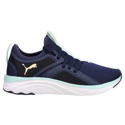 Puma Softride Sophia Lace Up Youth Girls Синие кроссовки Повседневная обувь 195159-04