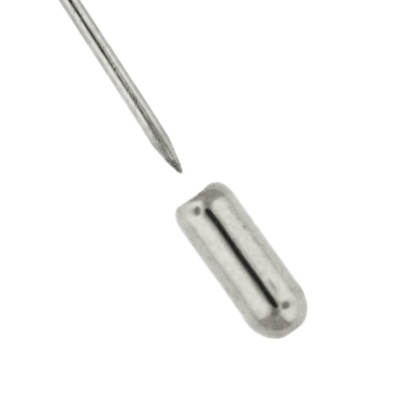 25 Pack - PinMart's Tie Pin Backing Lapel Stick Pin End Cap - Gold or Silver