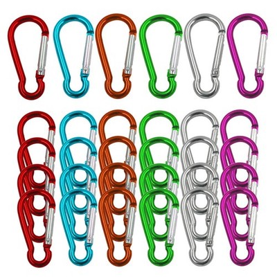 senvenelec 5cm Haute qualité Forme de Gourde Mousqueton Porte-clés Mini Mousq...