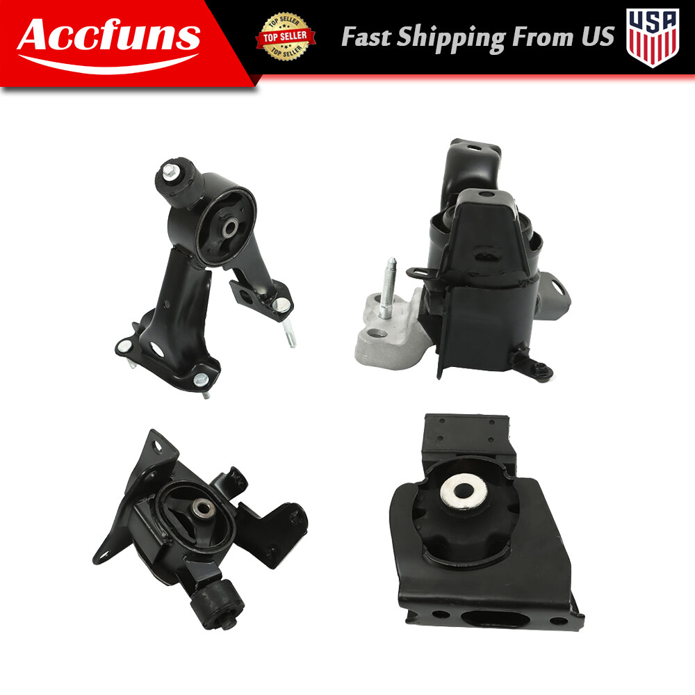m-mamu　0218 4pcs For 09-18 Toyota Corolla 1.8L l4 Engine Motor Trans