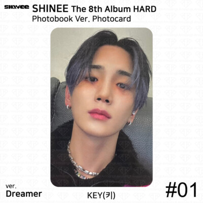 SHINee The 8th Album HARD Photobook Ver Official Photocard Taemin Key KPOP K-POP