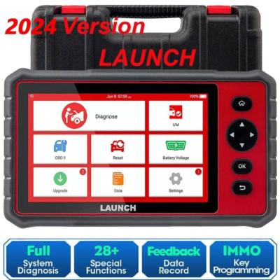 LAUNCH CRP909E PRO Car Diagnostic Tool OBD2 Scanner K-ey Coding Full System TPMS