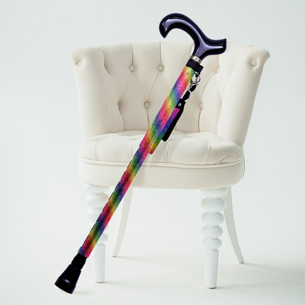CANE rhinestone walking cane BLING ADJUSTABLE WALKING CANE