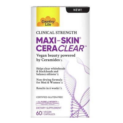 Country Life Maxi-Крем для лица Ceraclear 60 VegCap