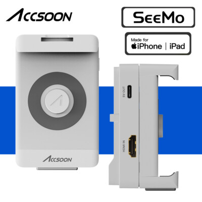 ACCSOON SeeMo HDMI to IOS Video Transmitter 1080P Turn iPhone iPad into Monitor 
