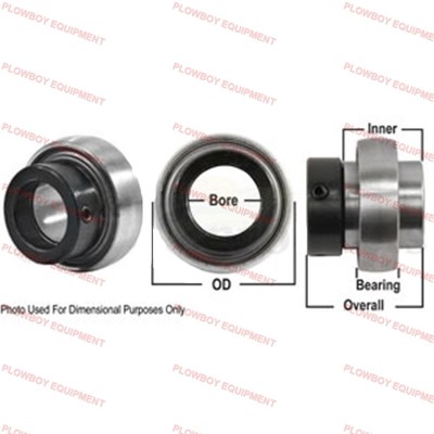 Re-Lubricatable Ball Bearing; Spherical W Collar GRA104RRB NPS104RRC AE29267 