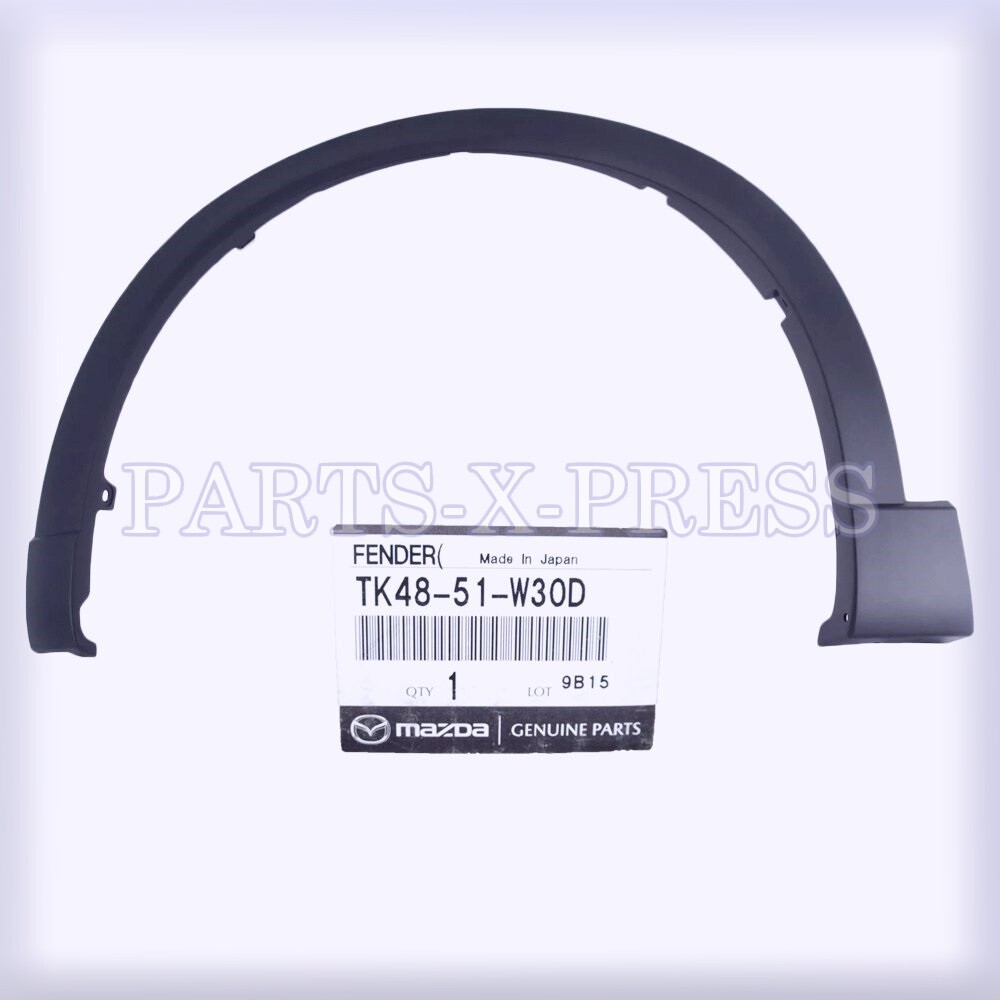 GENUINE OEM MAZDA CX-9 16-22 FRONT FENDER WHEEL OPENING MOLDING LEFT TK4851W30D
