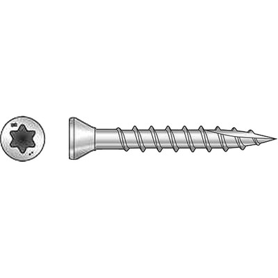 Simpson Strong-Tie S07162FTB - #7 x 1-5/8'' 305SS T-15 Trim Head Screw T-15
