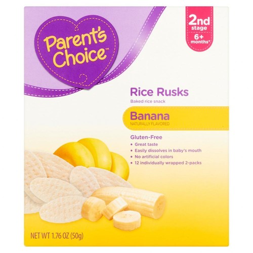 parents choice banana rice rusks