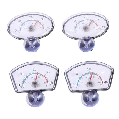  4 Pcs Zeigerthermometer Wasserthermometer-Set Aquarium-Patch-Thermometer
