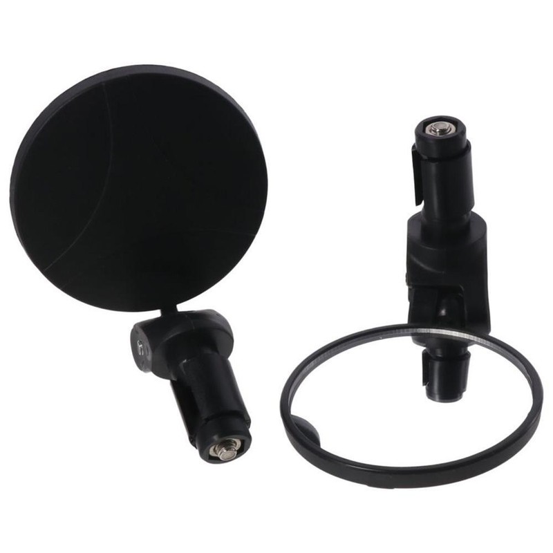 2pcs Wide Angle Bike Bar End Mirror HD Glass Convex Lens  Cycling Accessories