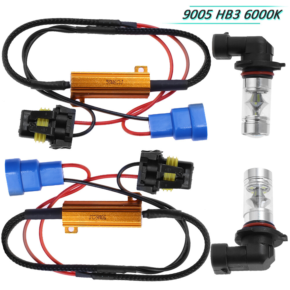 HID 9005 HB3 DRL LED High Beam Daytime Running Light White for Acura Honda US