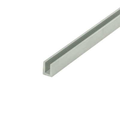 Outwater Alu757-M Mill 1/8'' Inside Dimension Aluminum U-Channel/C-Channel