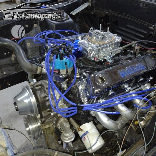 Crankshaft + Water Pump Pulley V-Belt For Small Block Ford 302 351w 351C 4 Bolt