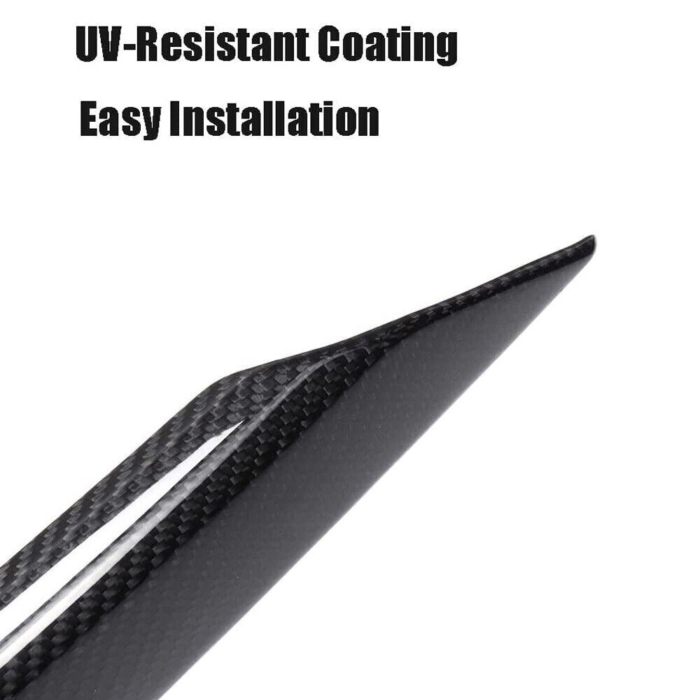 Rear Trunk Lid Gate Edge Cover Trim For 2018-2022 INFINITI Q50 Carbon Fiber