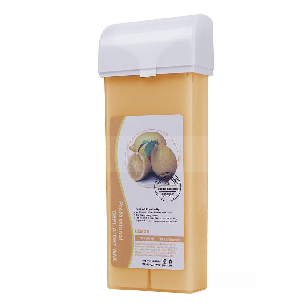 100g Depilatory Roll On Wax Warmer Heater Hot Waxing Cartridge