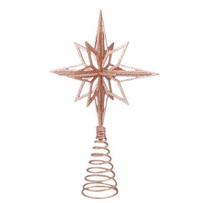 Light Glitter Hollow Out Christmas Tree Star Christmas Tree Topper Star