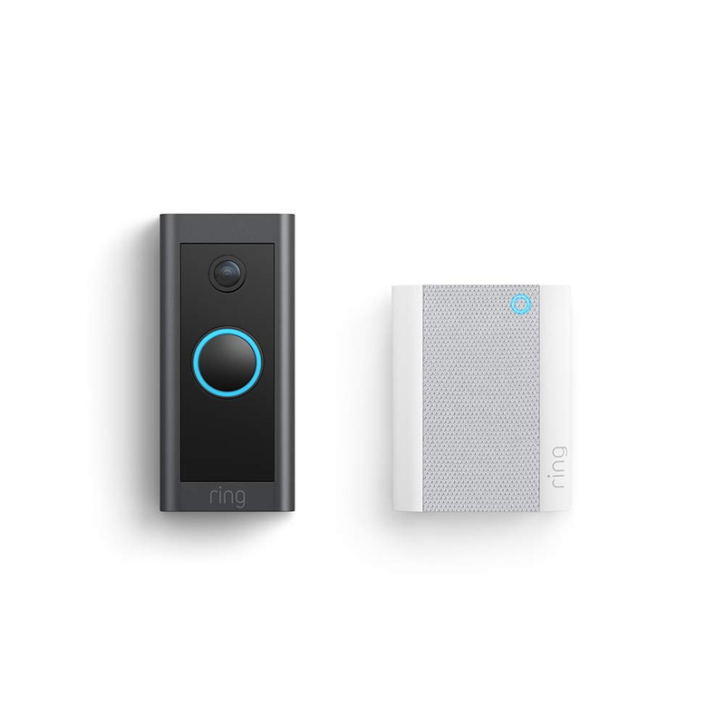 Video Doorbell Wired &ndash; Convenient Features in a Compact Design, Pair with  Chime