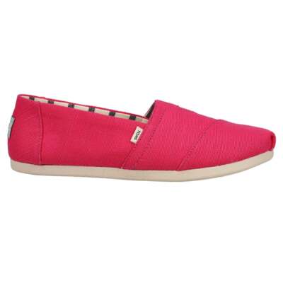 Розовые женские повседневные туфли без шнуровки TOMS Alpargata 10016518