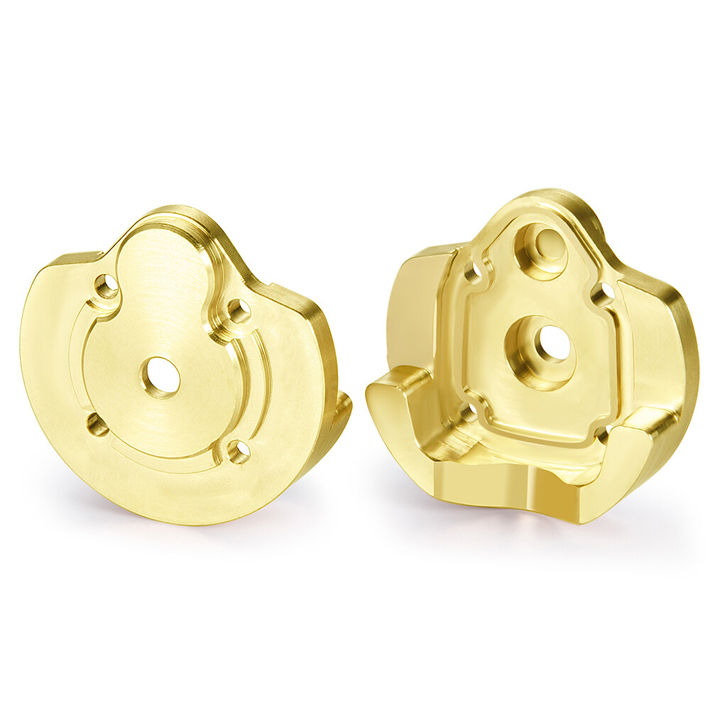 2/4PCS Brass Outer Portal Covers Counterweight for 1/18 Axial UTB18 Capra Buggy