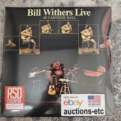 Bill Withers - Live At Carnegie Hall Vinyl 2LP RSD 2023 NEW FREE USA Shipping