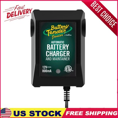 Battery Charger 12 V Fully Automatic Reverse-Polarity Protected Cars ATVs Boats