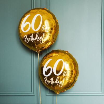 Gold Age Balloons| 18th 30th 40th 50th 60th 70th 80th 90th Birthday