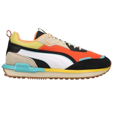 

Мужские черные кроссовки Puma City Rider Hc Lace Up Повседневная обувь 387100-01, Черный, Puma City Rider Hc Lace Up