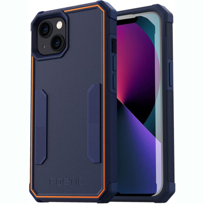 Slim Case For iPhone 13 Lightweight Tough Rugged Cover Shockproof Navy Blue