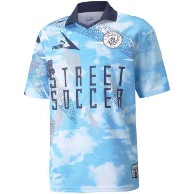 

Футболка мужская синяя Puma Mcfc Street Soccer 758801-01, Синий, Puma Mcfc Street Soccer Jersey