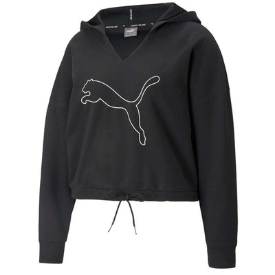 

Puma Modern Sports Pullover Hoodie Женская черная повседневная верхняя одежда 589486-51, Черный