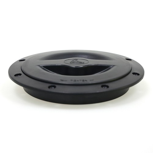 6" ID Black Hatch Cover Deck Plate W/ Storage Bag & Screw For Boat Kayak Marine