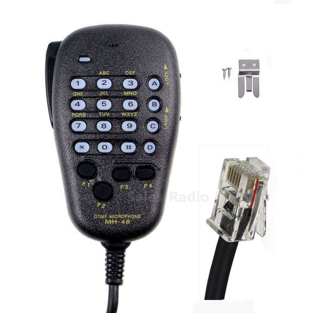 MH-48 6Pin DTMF Microphone For Yaesu FT-2980R FT-3100R FT-1500M FT
