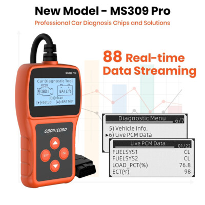 OBD Scanner Code Reader Vehicle Car Fault Detector Engine System Diagnostic Tool