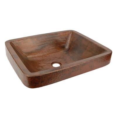 New_Premier Copper Products VREC19SKDB Rectangle Skirted Vessel _Oil Rubbed