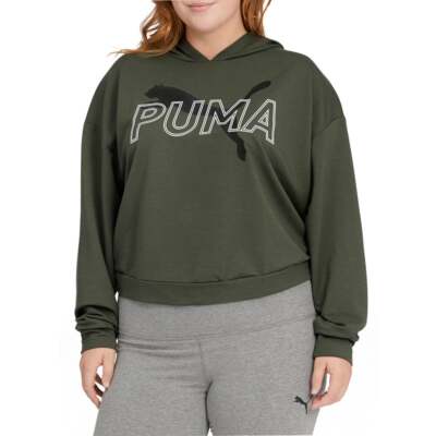 

Puma Modern Sports Hoodie Plus Womens Size  Повседневная верхняя одежда 586269-64, Зеленый