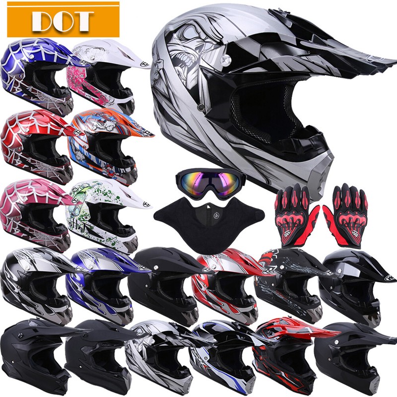 NEW Off Road Casco Motorcycle & Moto Dirt Bike Motocross Racing Helmet With Gift