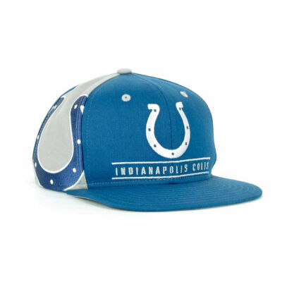 Indianapolis Colts NFL High Snap Adjustable Snapback Hat Cap Flat Bill Brim Mens