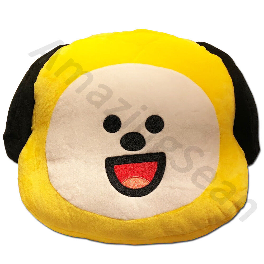 OFFICIAL BT21 CUSHION SMILE, BTS MANG CHIMMY TATA COOKY AUTHENTIC BT21 PILLOW