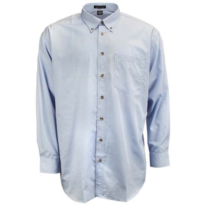 

Rivers End Ezcare Woven Long Sleeve Button Up Shirt Mens Blue Casual Tops 735-L, Синий, River's End Ezcare Woven Long Sleeve Button Up Shirt