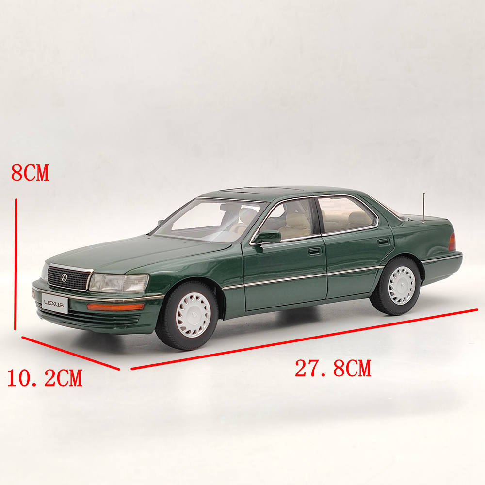 1/18 Lexus LS400 First Generation Green Diecast model Car