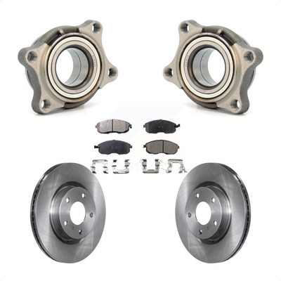 [Front] Wheel Bearing Brake Rotor Pad Kit For 05 INFINITI G35 AWD Module