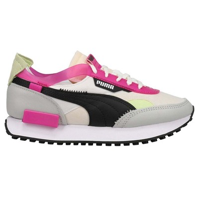 

Puma Future Rider CutOut Pop Женские белые кроссовки на шнуровке Повседневная обувь 384984-, Белый, Puma Future Rider CutOut Pop Lace Up